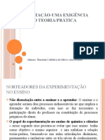 EXPERIMENTAÇÃO-UMA EXIGÊNCIA DA RELAÇÃO TEORIA pronto.pptx