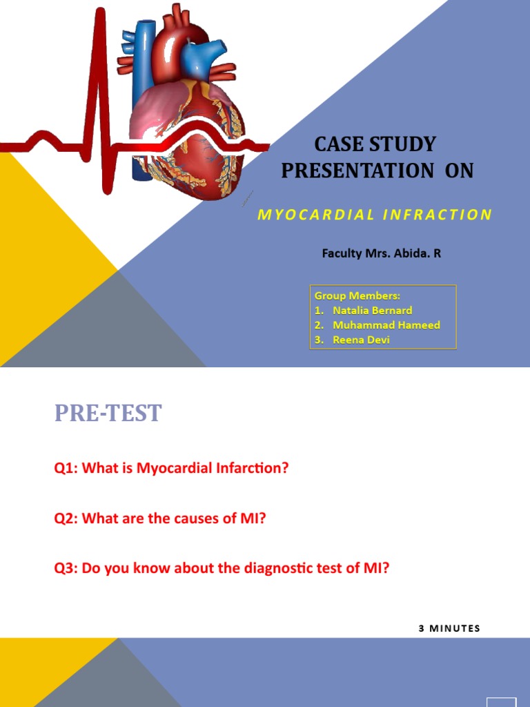 Cardiac Case Study | PDF | Myocardial Infarction | Heart