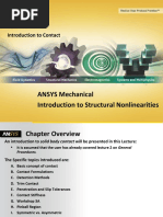 ANSYS Mechanical Introduction To Structural Nonlinearities