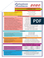 Calendario Academico 20202