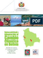 Bolivia. Vulnerabilidad y Adaptación Al Cambio Climático