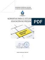 NORMATIVA DE EDUCACION VIRTUAL 2020