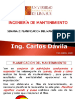 Planificacion Del Mantenimiento PDF