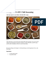 Hungry Girl's DIY Chili Seasoning: Add Some Spice To Your Dishes With This DIY Recipe
