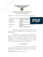 TribunaSuperiorBogotaSentenciaImpugnacion