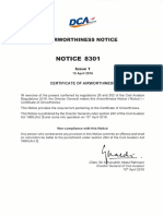 Airworthiness Notice - NOTICE 8301