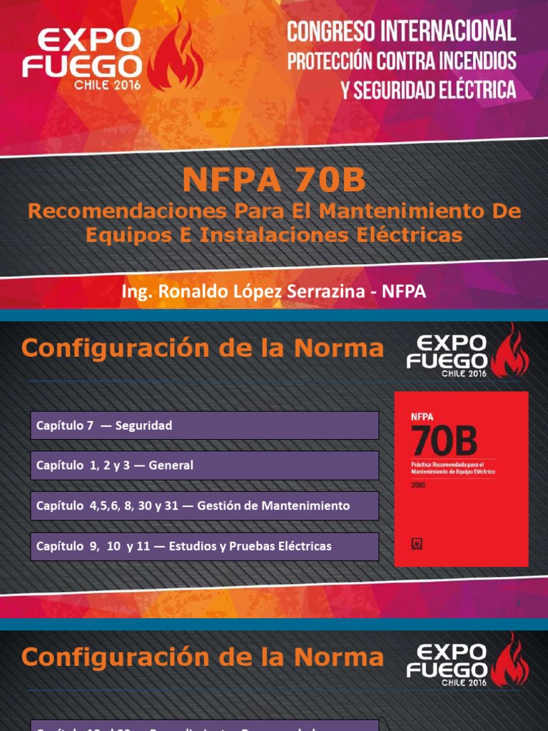 Nfpa 70B PDF Ingeniería de confiabilidad Hardware de la computadora