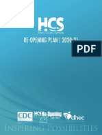 HCS 2020 21 Re Opening Plan