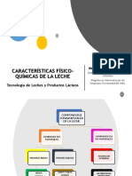 Clase 3. CARACTERISTICAS FISICOQUIMICAS DE LA LECHE