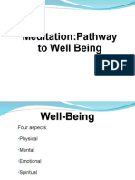 Meditation:Pathway To Well Being