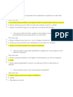 PRIMER ENTREGA CUESTIONARIO Y FORO LOGÍSTICA