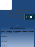 Apuntes Legislacion Aplicada Transporte de Pasajeros