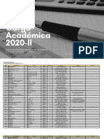 Carga Académica y Horarios 2020-II v1