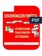 Cuadernillo Actividades Ficha Registro Loto PDF