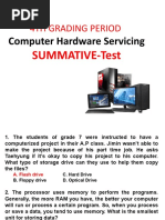 WITH Answer. Pre-Test Computer