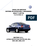 Golf-Jetta 2.0 L. Inyección y Encendido