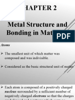 Metal Structure and Bonding in Materials