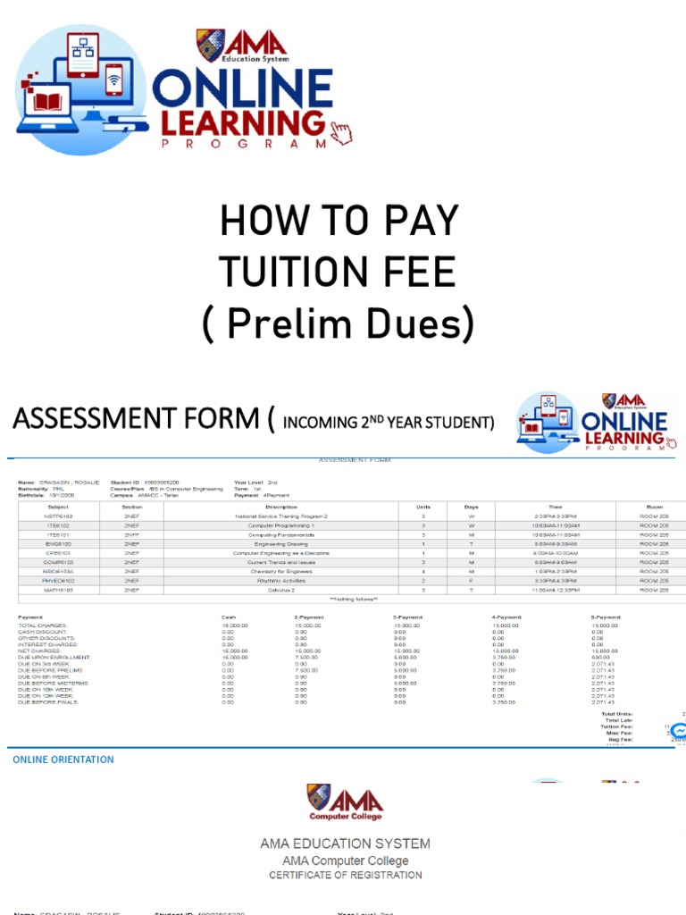 How To Pay Tuition Fee (Prelim Dues) | PDF | Foreign Language Studies