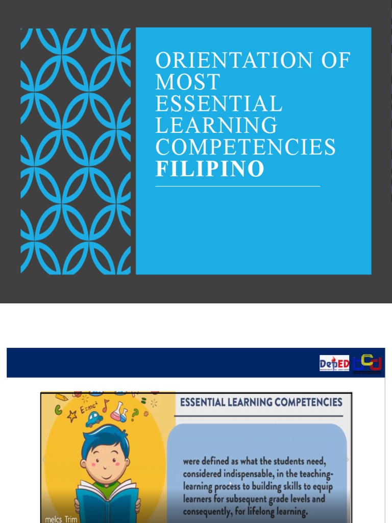 SLAC Filipino MELCs Powerpoint | PDF