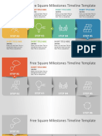 Free Square Milestones Timeline Template: Step 01