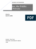 Landes 1998 Feminism, The Public and The Private PDF