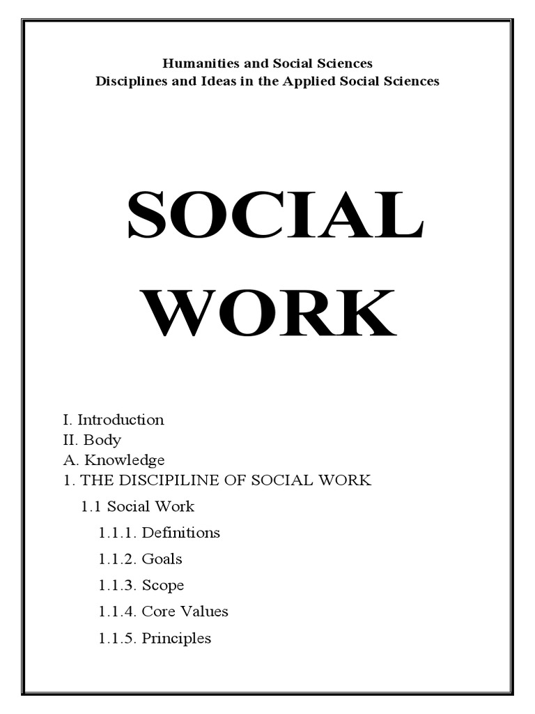 Understanding Applied Social Work | PDF | Social Work | Community