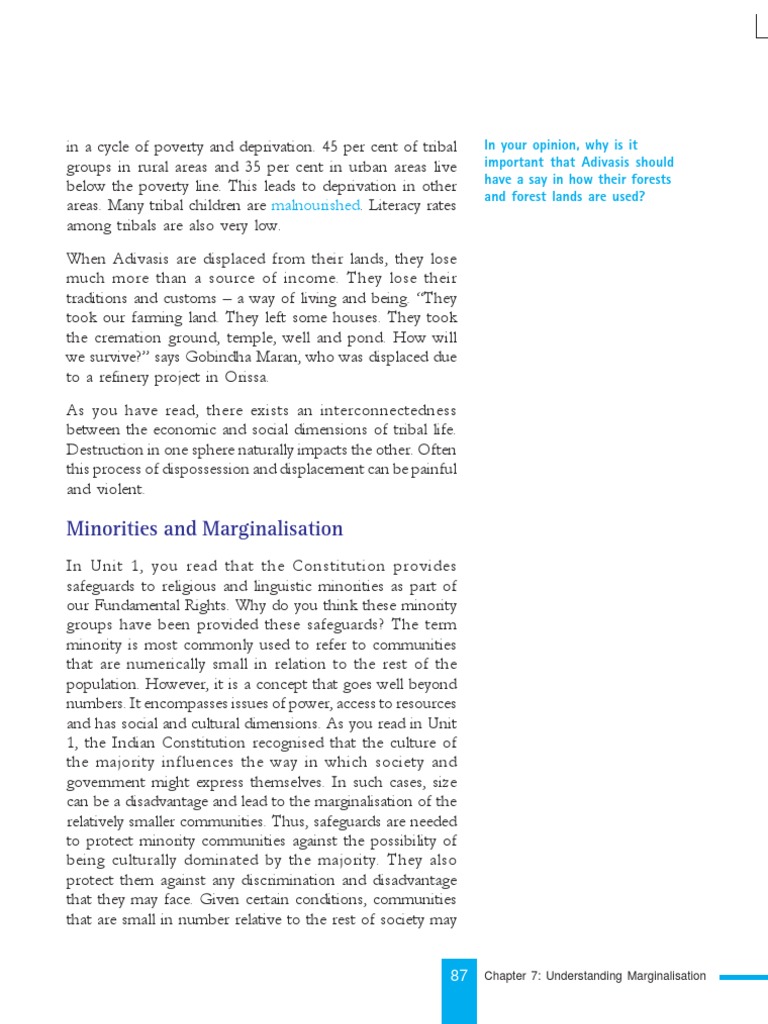 Understanding Marginalisation in India | PDF | Social Exclusion | Hindu