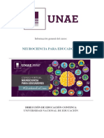 Informativo Curso Neurociencia para Educadores PDF