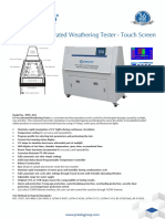 UV Light Accelerated Weathering Tester - Touch Screen: Years Years
