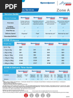 Singapore Postage Rates Guide 2025 | PDF | Envelope | Mail