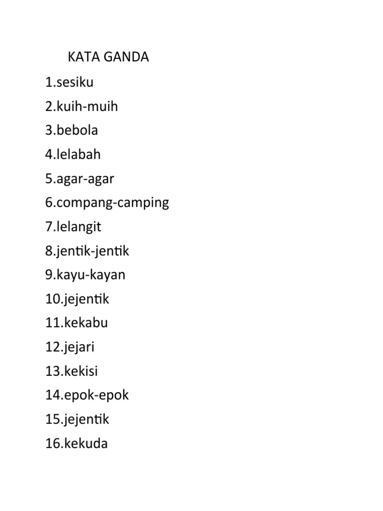 Kata Ganda Pdf