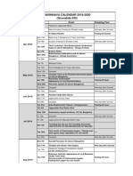 Vaishnava Calendar 2019 2020 PDF