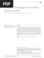 Determinantes fisiológicos do controle do peso e apetite