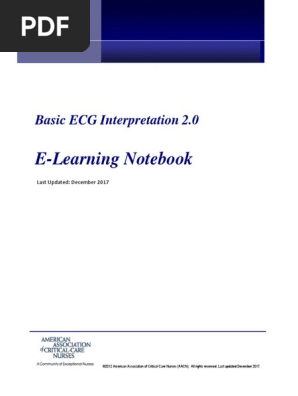 Basic Ecg Interpretation 2 0 E Learning Notebook Pdf Pdf Heart Valve Heart