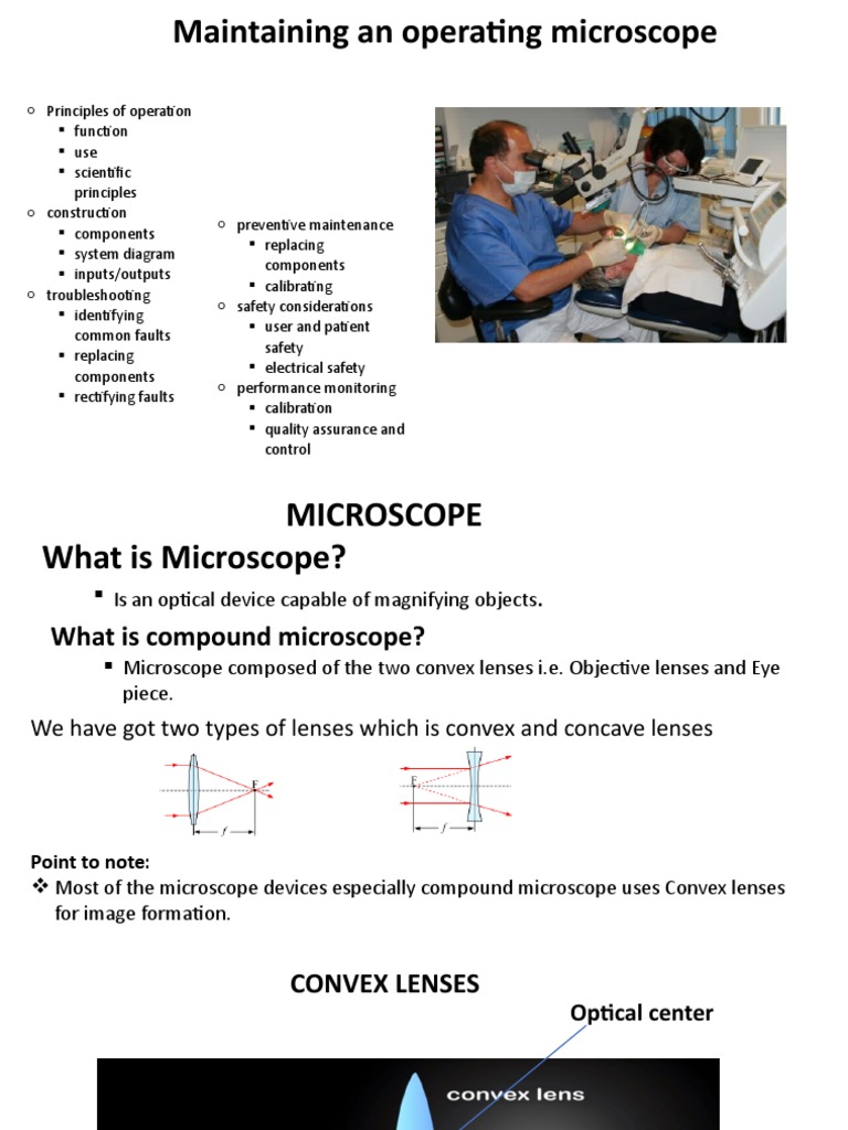 Operating Microscope | PDF | Optics | Electromagnetic Radiation
