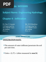 Chapter 4 - Infiltration