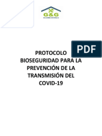 Protocolo Bioseguridad