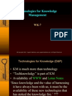 Technologies For Knowledge Management