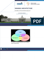 Sustainable Architecture: Sustainability and Sustainable Development