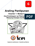 AP6 - Q1 - Mod1 - Ang Kinalalagyan NG Pilipinas at Ang Malayang Kaisipan Sa Mundo - Version3