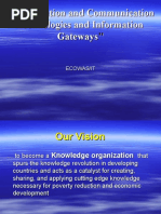 Information and Communication Technologies and Information Gateways