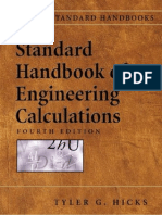 Standard Handbook of Engineering Calculations