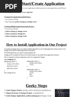 How To Create Application