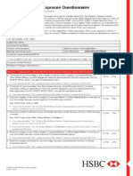 HSBC Sanctions Exposure Questionnaire PDF