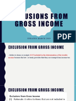 Exclusion From Gross Income