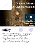 Keistimewahan Aceh