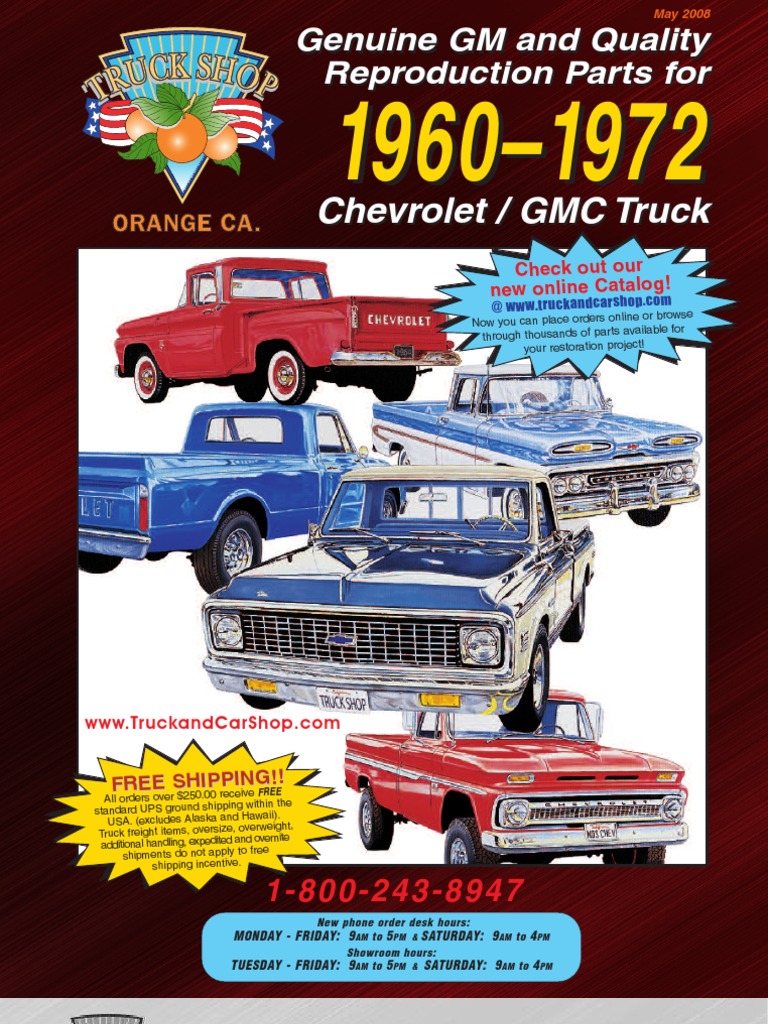 6072 Chevy Truck Catalog United Parcel Service Chevrolet
