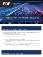 Introduction To Mobile Forensics: Full Physical Image Analysis