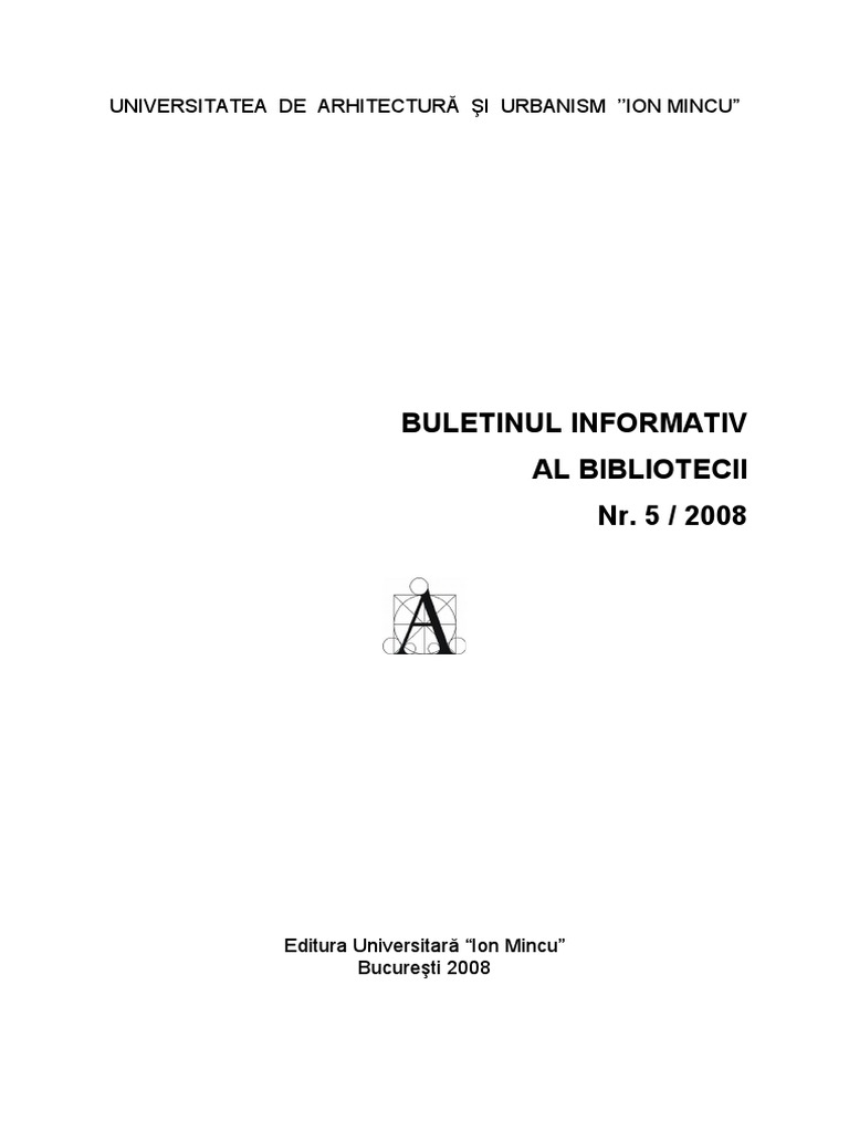 Buletin Informativ 5 - 2008 | PDF