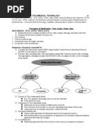 Unit Ii Telemedical Technology 9: Multimedia-Text, Audio, Video, Data